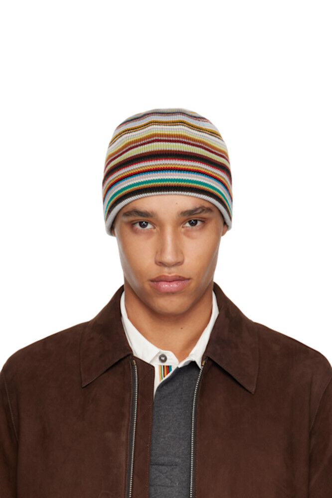 

Разноцветная шапка-бини «Signature Stripe» Paul Smith