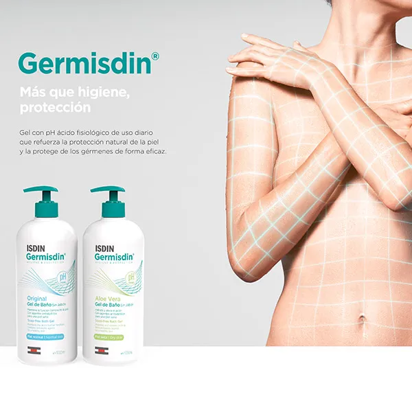 Гель для ванны без мыла Germisdin Aloe Vera Isdin, 1.000 UD — фото 2