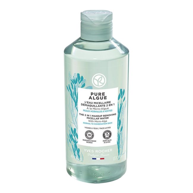 

Pure Algue — мицеллярная вода 2 в 1 для снятия макияжа Yves Rocher, 400 мл