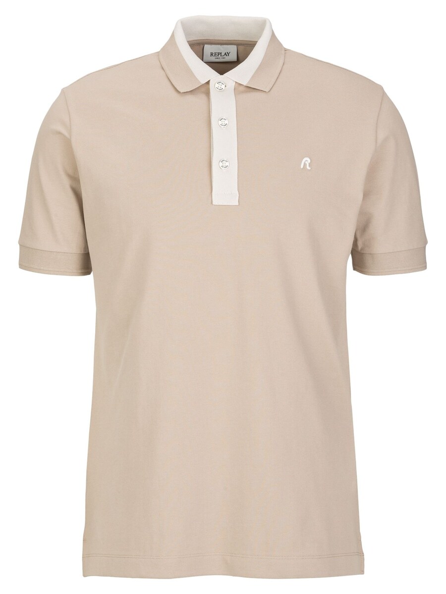 

Футболка REPLAY, Beige/Ivory