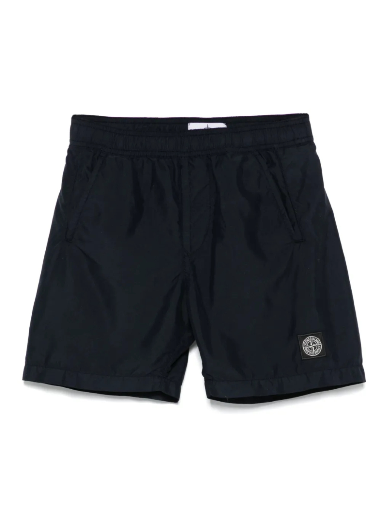 

Шорты с нашивкой-логотипом Stone Island Junior, синий