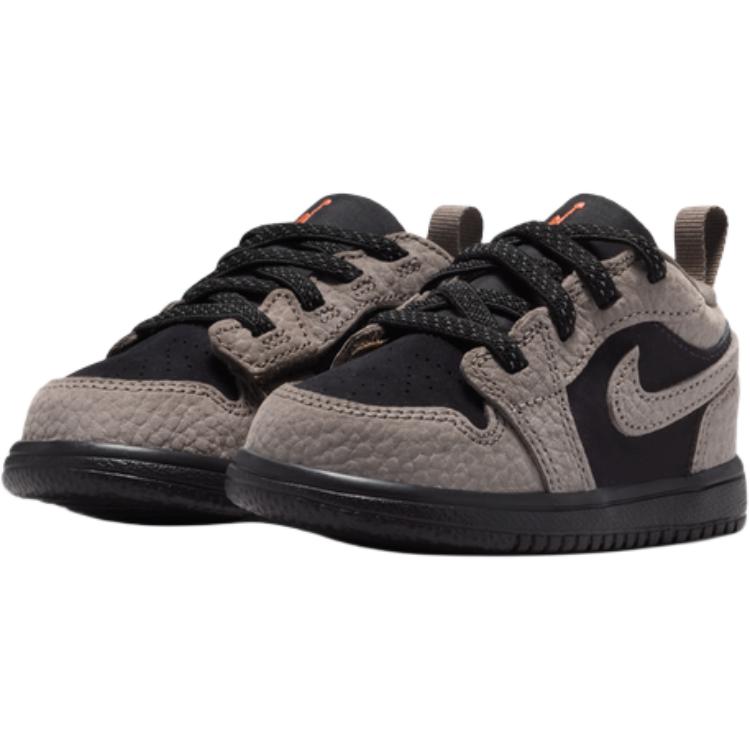 Jordan Air 1 Low top Toddler Shoes Black Umber Infant And Toddler — фото 4