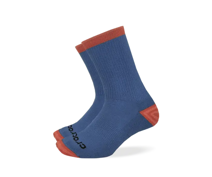 

Носки Crocs с полосками на пятке и носке, 3 шт, синий