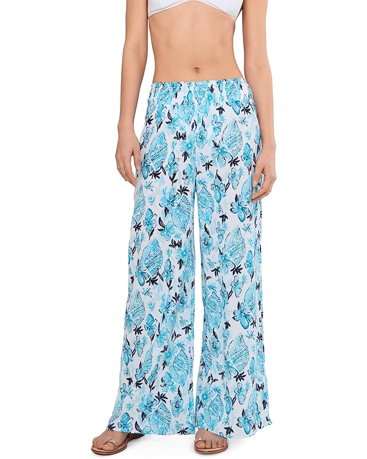 

Женские брюки Lilly Pulitzer Enzo Pant Coverup, Resort White Seashell Splendor