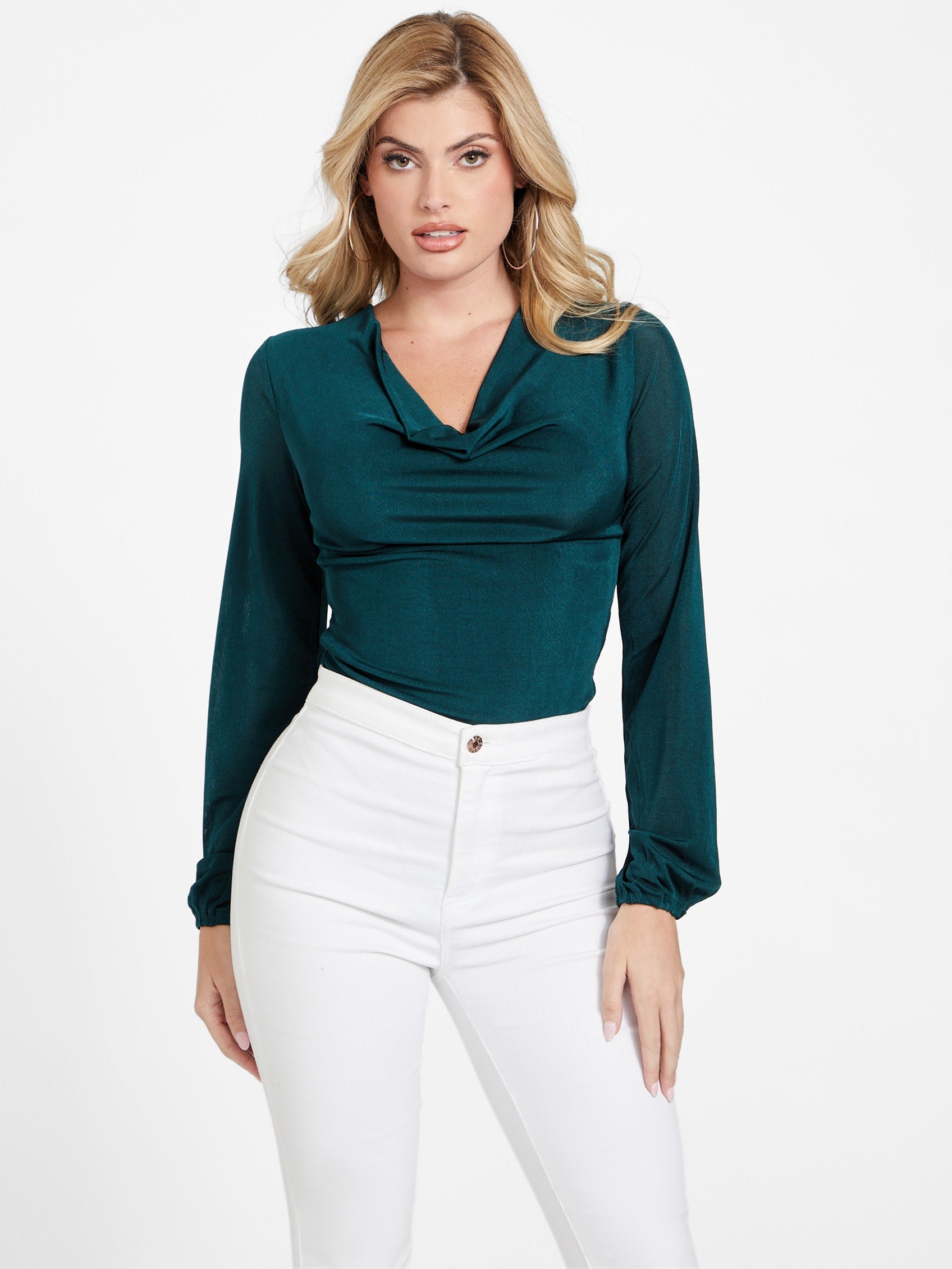 

Боди Эсме Guess Factory, цвет dark jade