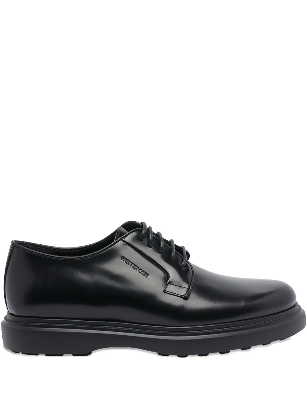 

Круглые шнурованные туфли Stuart Weitzman, черный