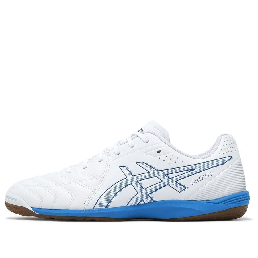 

Кроссовки ASICS Calcetto Wd 9 Wide 'White Electric Blue', белый
