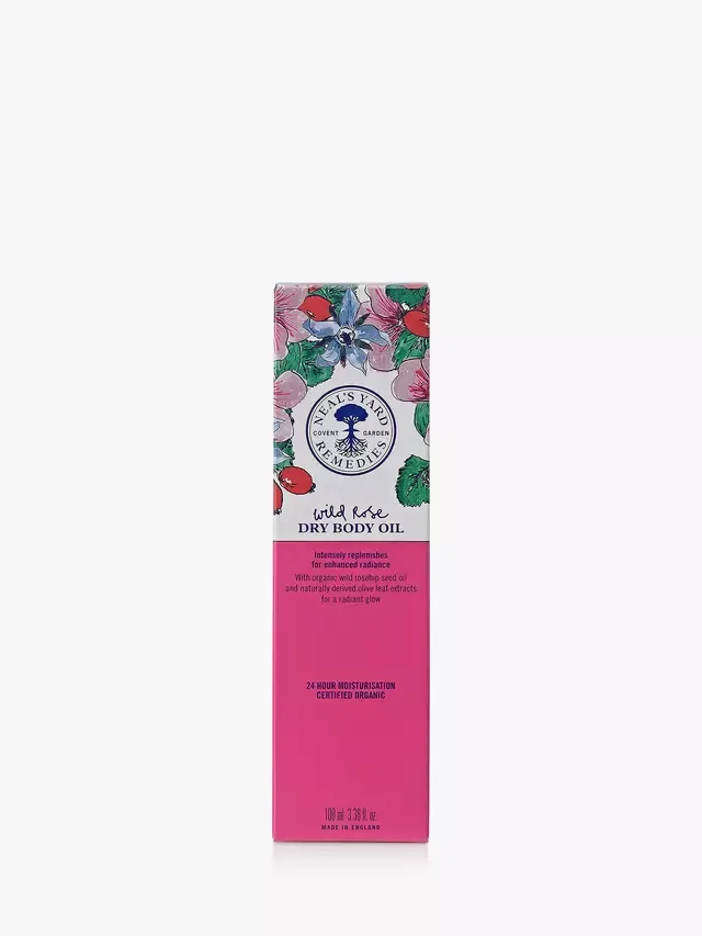 Сухое масло для тела Дикая роза, 100 мл Neal's Yard Remedies — фото 3