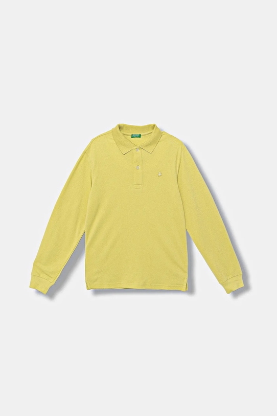 

Детская хлопковая кофта с длинным рукавом United Colors Of Benetton, зеленый