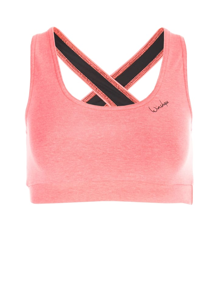 

Winshape Спортивный бюстгальтер WVR4 неоново-кораллового цвета