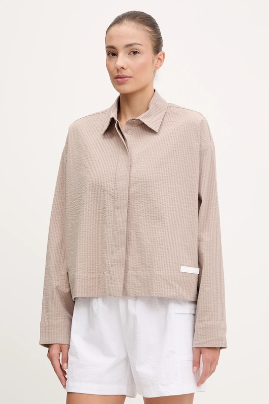 

Рубашка Ea7 Emporio Armani, бежевый