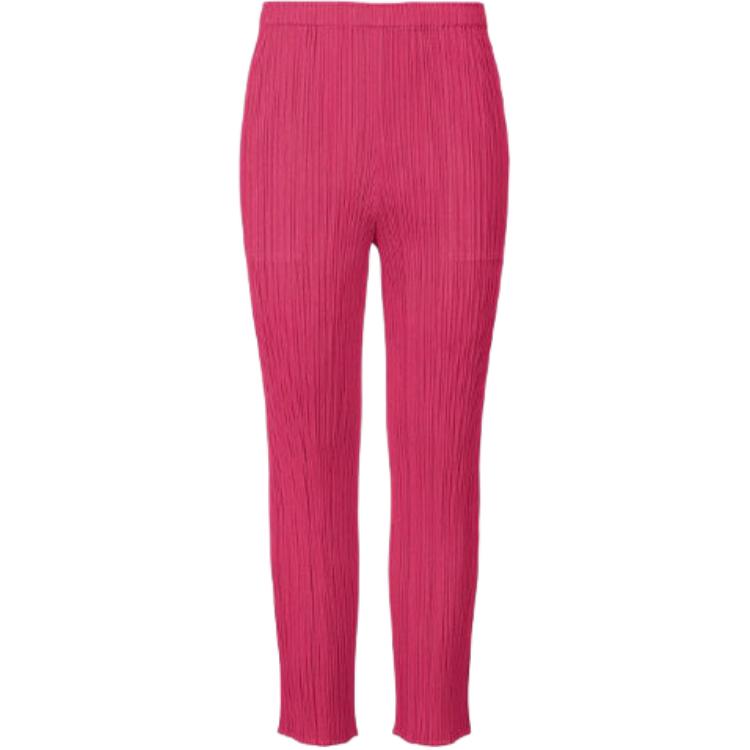 

Женские повседневные брюки цвета фуксия PLEATS PLEASE ISSEY MIYAKE