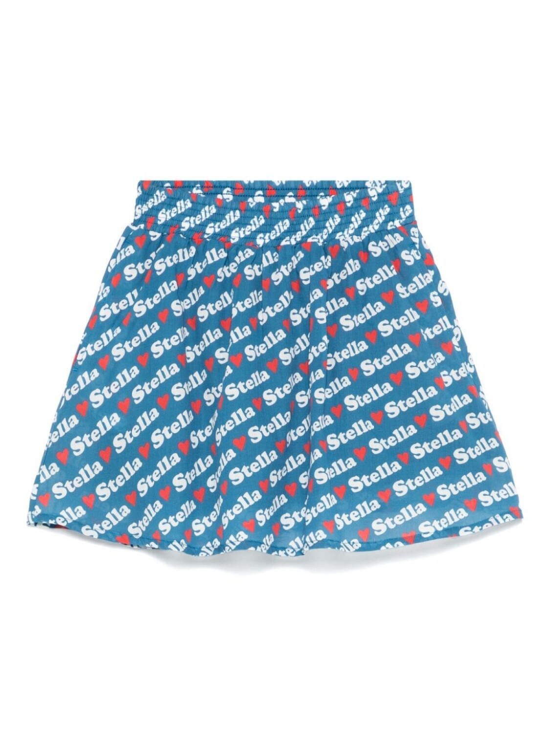 

Stella McCartney Kids юбка с логотипом, синий