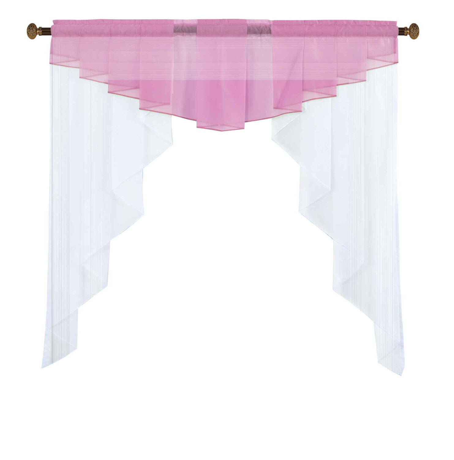 

Шторы disc curtain meissen Gardinenbox, розовый