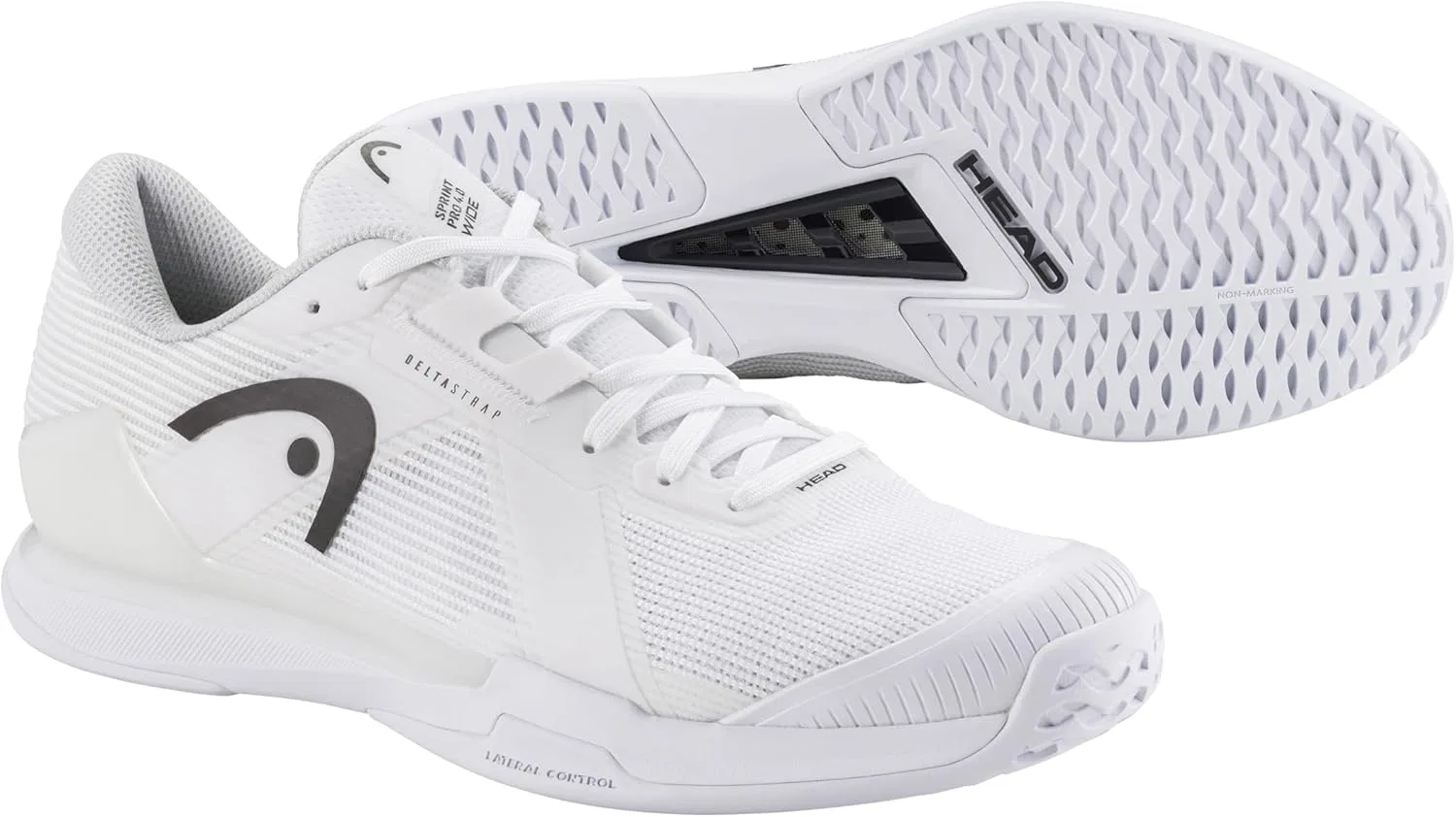 Кроссовки теннисные HEAD Sprint Pro 4.0, White/Black — фото 2
