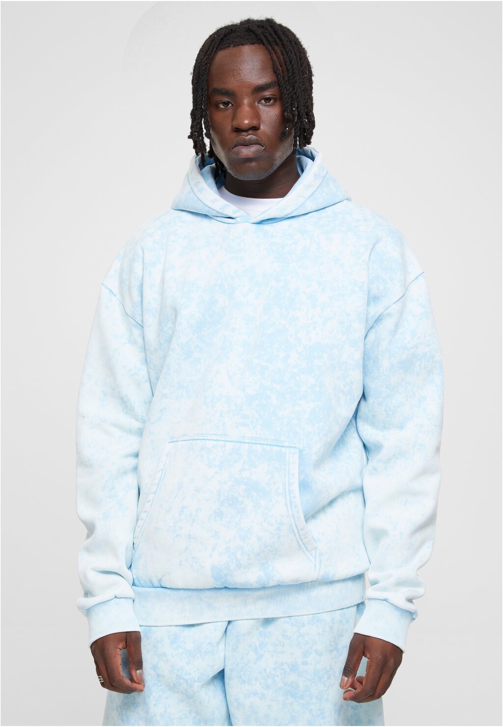 

Толстовка с капюшоном Towel Washed Hoody Urban Classics, цвет balticblue