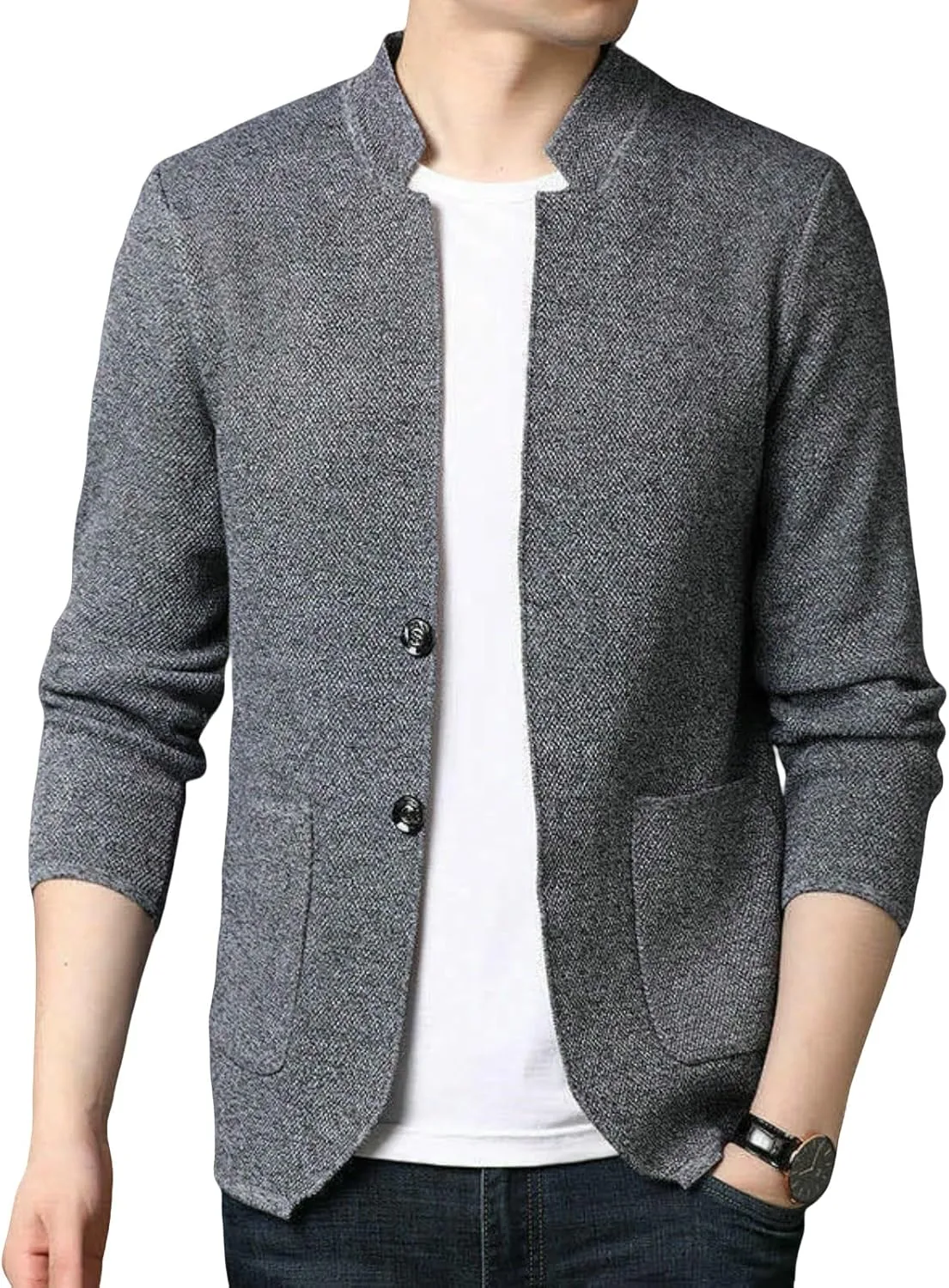 

Мужской осенний кардиган slim fit OAKVERVE