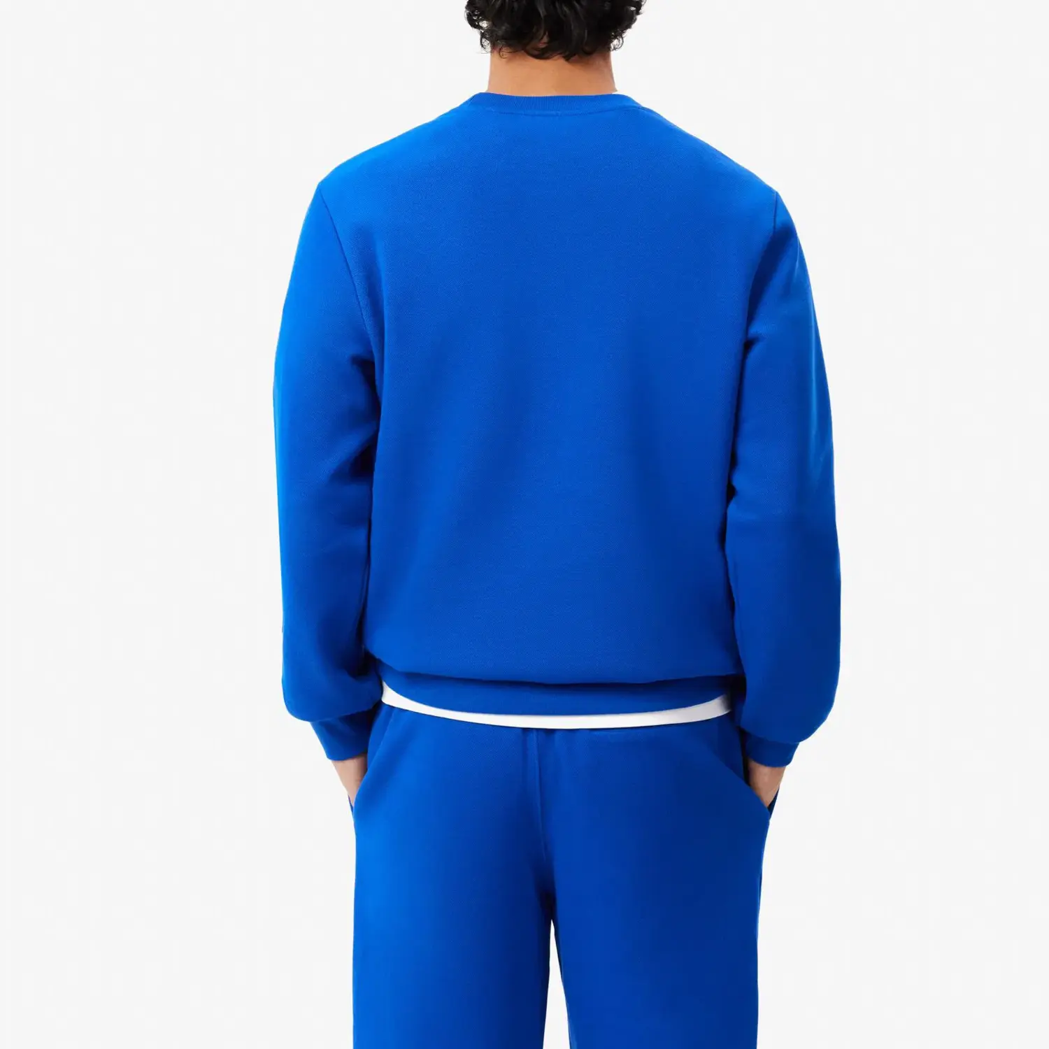 LACOSTE Мужская синяя толстовка — фото 4