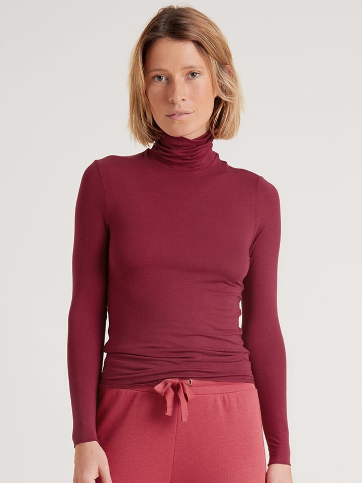 

Лонгслив Calida Longsleeve, бордо