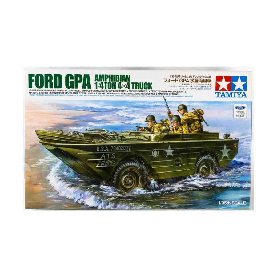 

Ford GPA — грузовик-амфибия 1/4 тонны 3x3, WWII Tank Models - 1/35 Scale