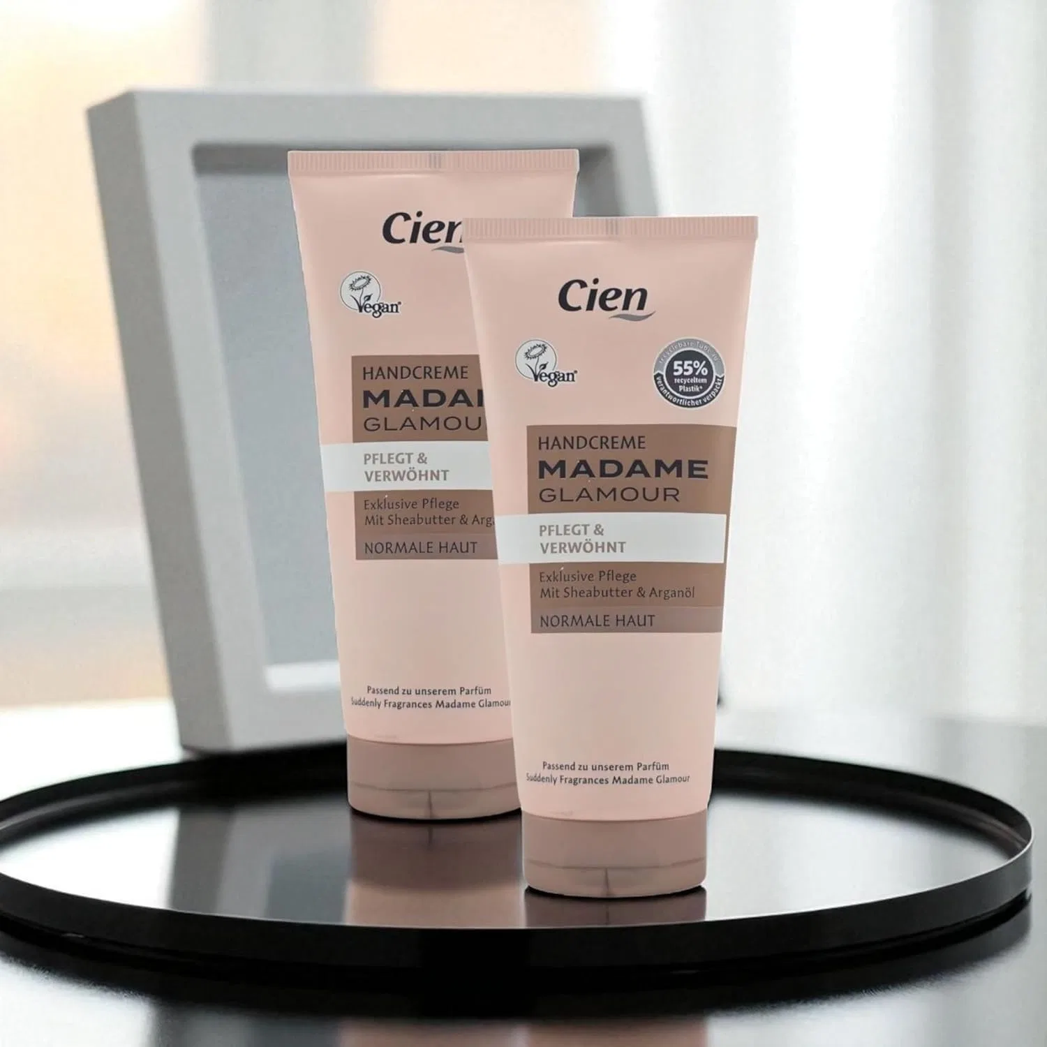 Крем для рук Cien Madame Glamour с маслом ши и аргановым маслом, 100 мл (2 шт.) Generisch