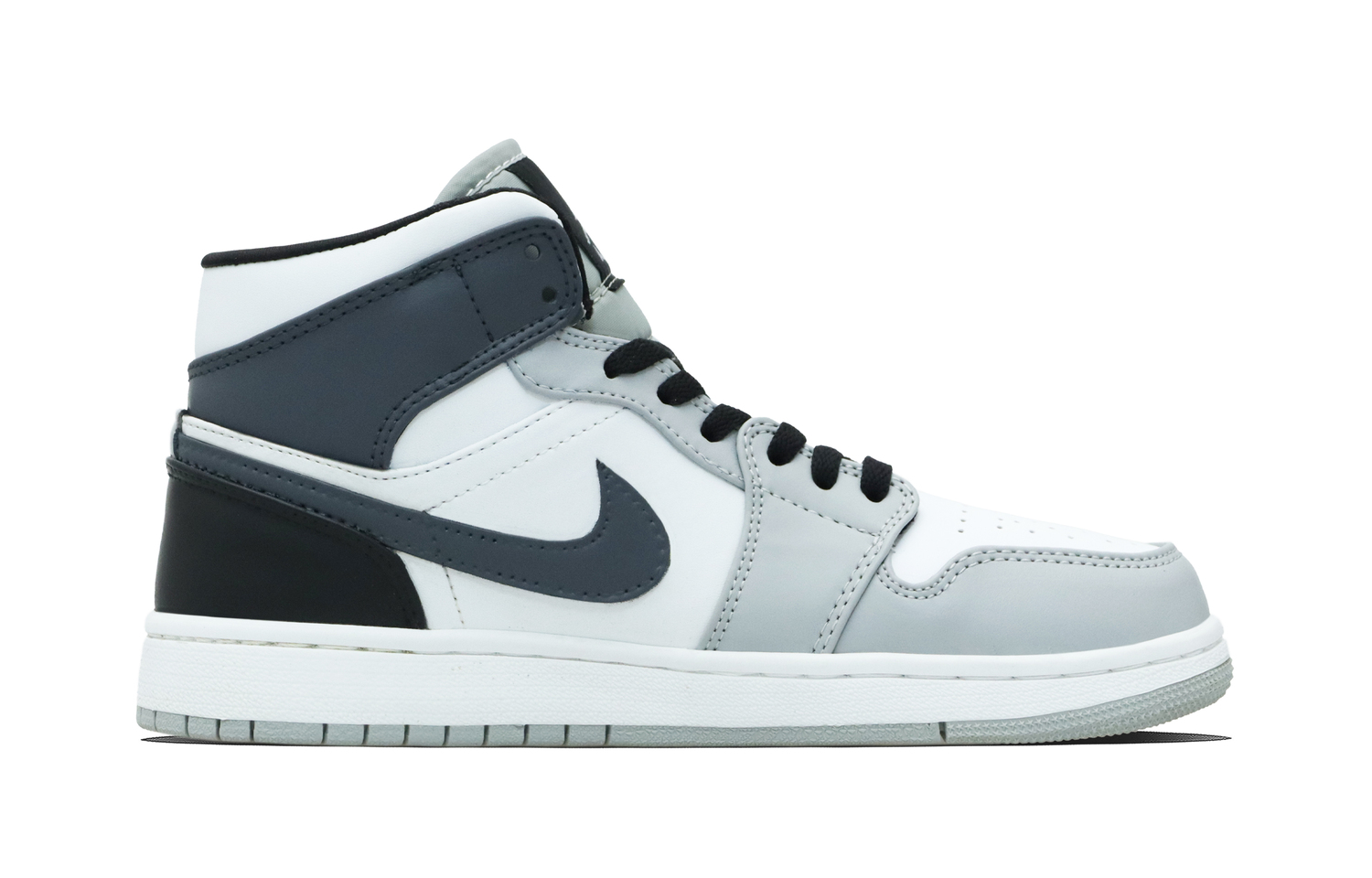 Jordan Air 1 Subtle Texture Crampons Абразивостойкие кроссовки Mid Top в винтажном стиле Unisex серый — фото 3