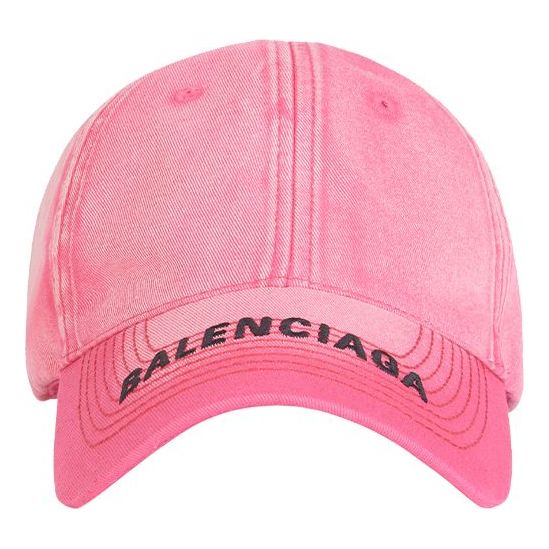 

Бейсболка Balenciaga Embroidered Logo Baseball Cap 'Pink', розовый