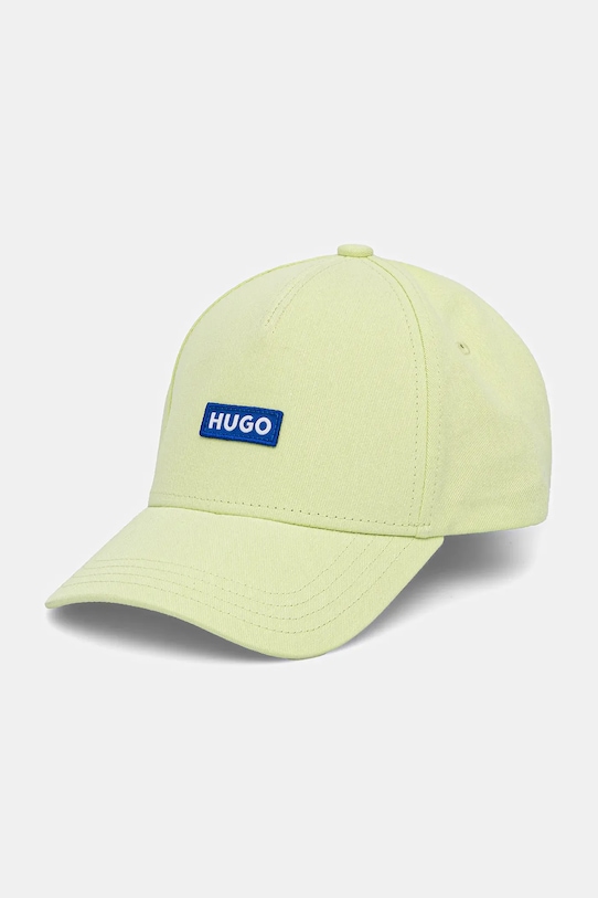 

Хлопковая кепка с козырьком Hugo Blue, зеленый