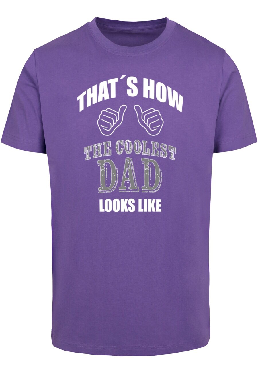 

Футболка Merchcode COOLEST DAD, фиолетовый