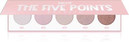 

Палитра теней для век Miyo Eyeshadow The five points, 08 Very me 1 szt.