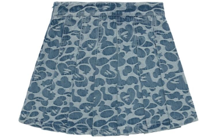 

Bape SS23 APEE By Джинсовая юбка женская синяя A Bathing Ape