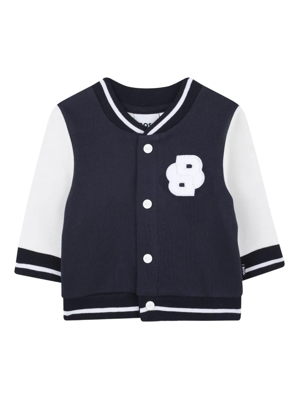 Спортивный костюм в стиле колор-блок BOSS Kidswear, синий — фото 3