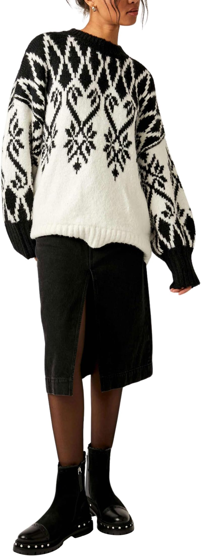 

Свитер Free People Fireside Tunic, цвет Ivory