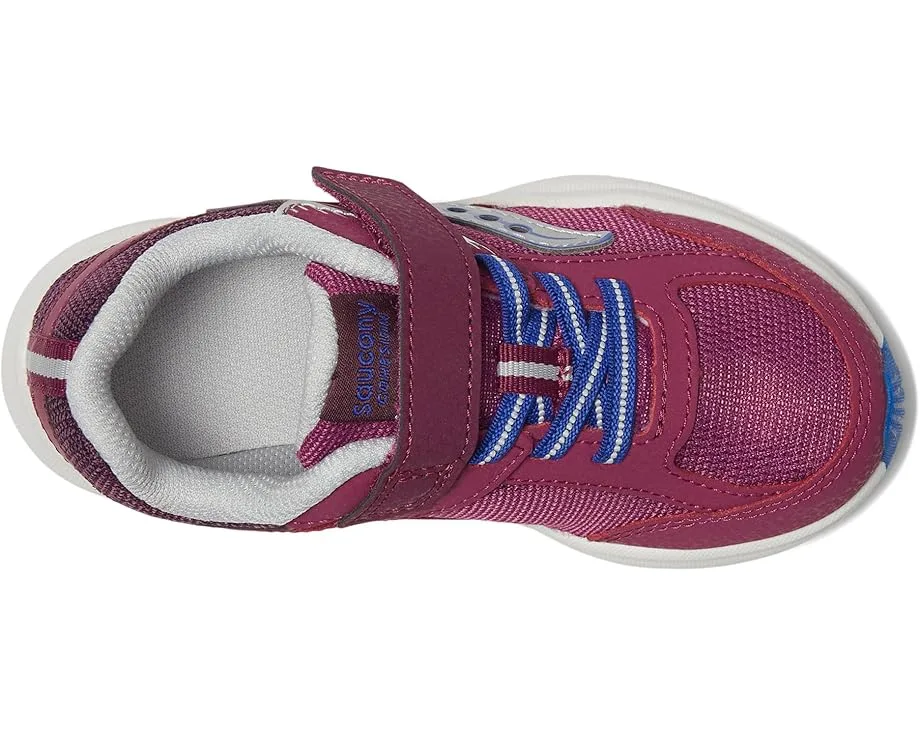 Кроссовки Saucony Kids Cohesion KDZ A/C Sneakers (Little Kid/Big Kid), Plum — фото 2