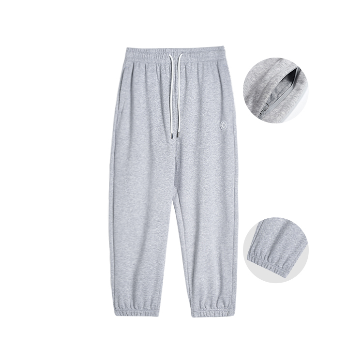 

Трикотажные спортивные брюки унисекс RIGORER, Ribbed Hem (Pure Heather Gray)