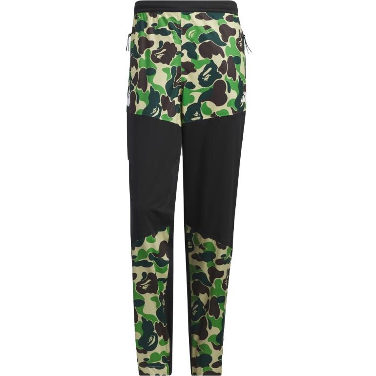 

X Bape Co-brand спортивные брюки мужские черные Adidas, черный