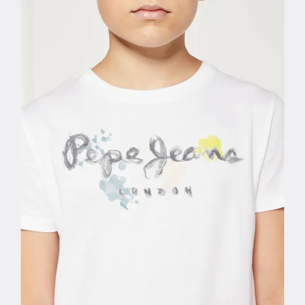 Футболка стандартного кроя Pepe Jeans London, белый — фото 4
