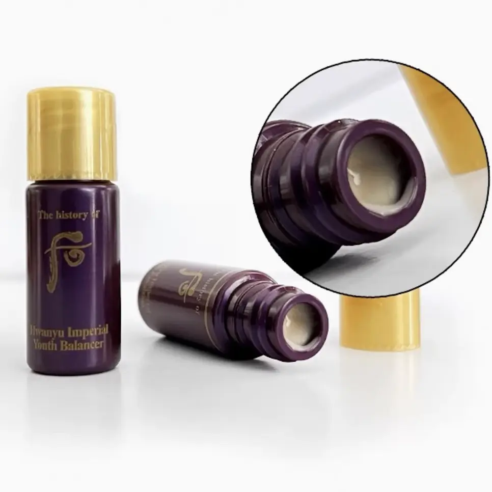 Набор пробников для омоложения и восстановления молодой кожи, 5 мл + 5 мл The History Of Whoo, 5ml water+5ml emulsion * 20+free makeup bag — фото 3