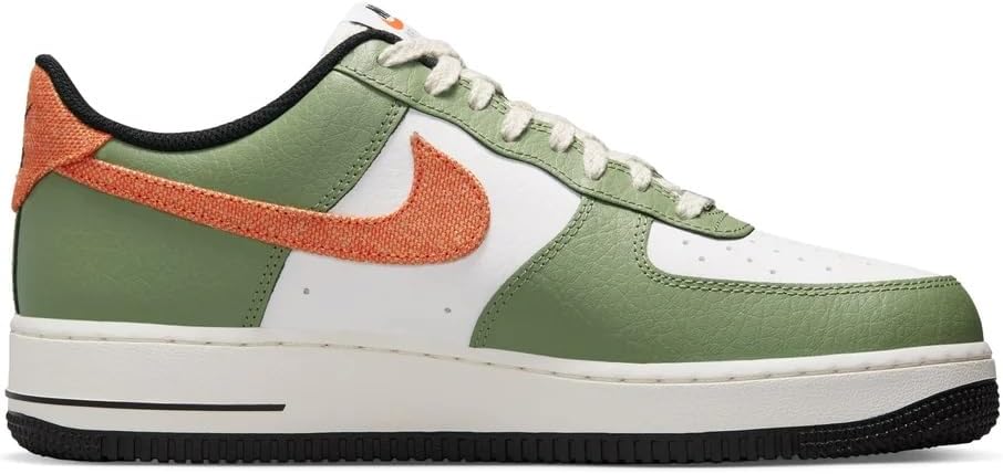 Мужские кроссовки Nike Air Force 1, белый/зеленый/оранжевый
