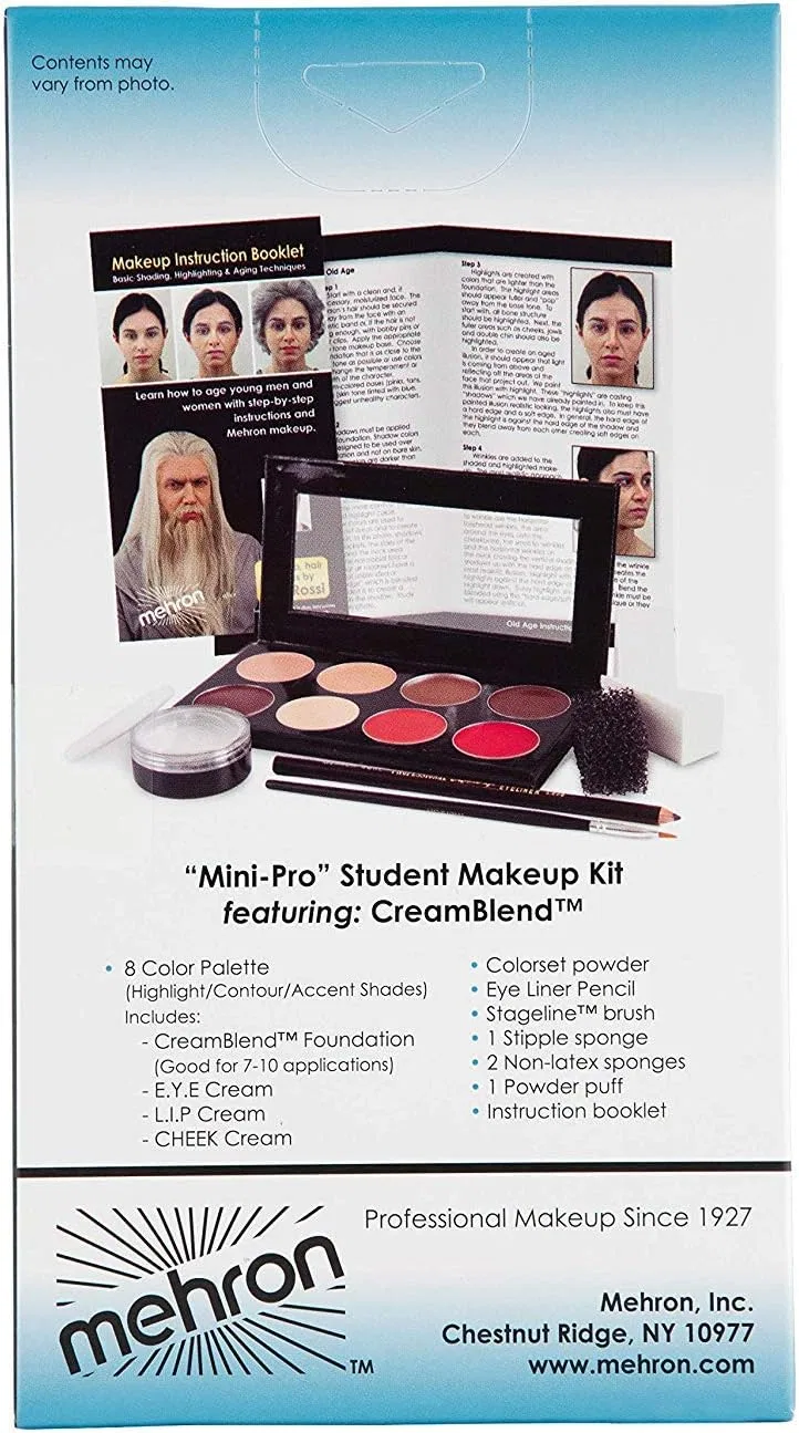 Набор косметики Mehron Mini-Pro Student Makeup Kit, Medium/Olive — фото 3