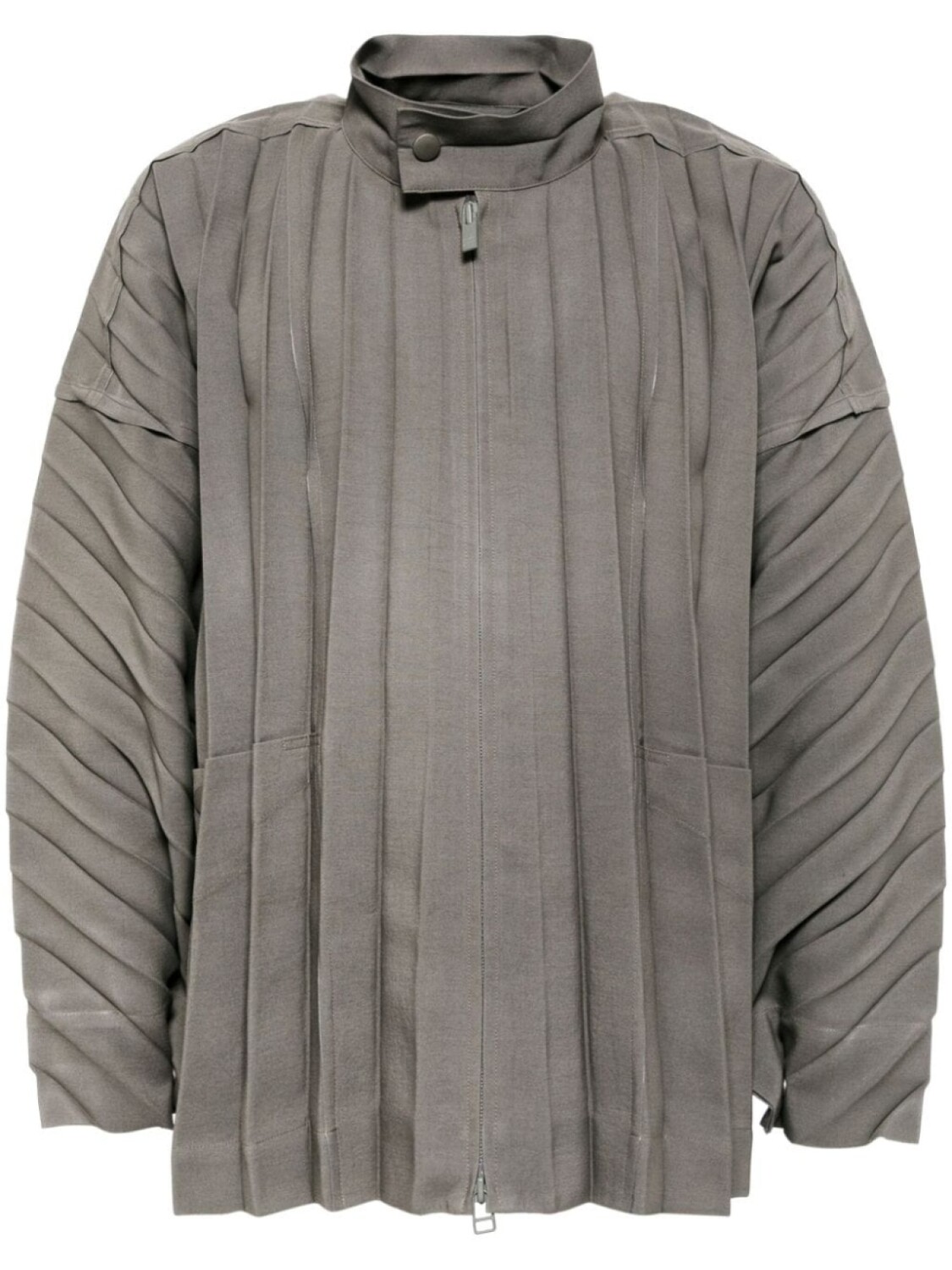 

Homme Plissé Issey Miyake плиссированный пиджак Edge, серый