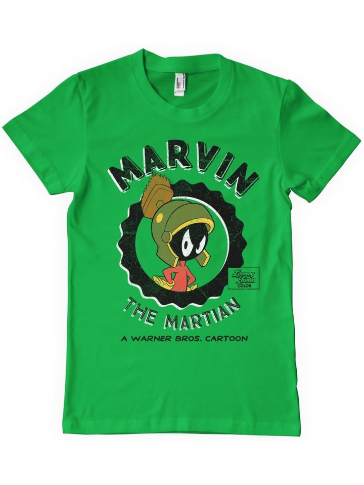 

Футболка Marvin The Martian T-Shirt Looney Tunes , зеленый