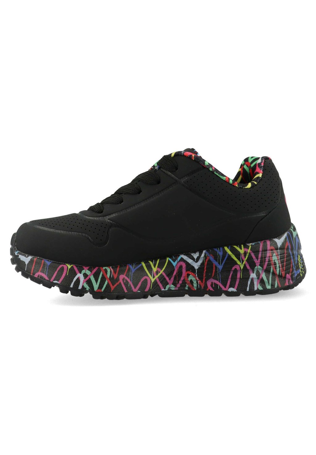 

Низкие кеды Street Uno Lite Lovely Luv Jgol Skechers, черный