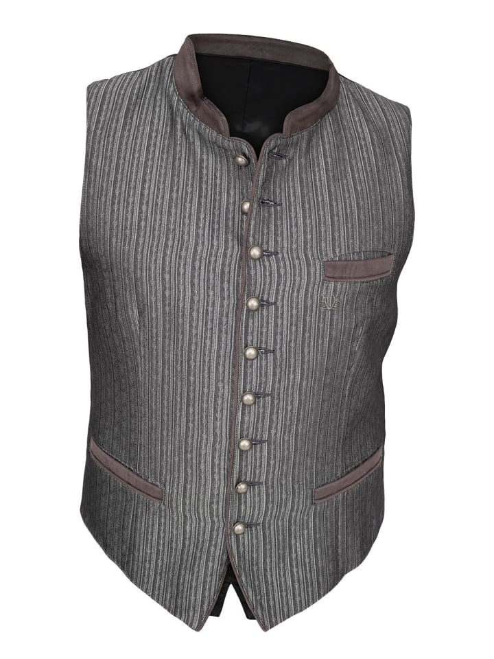 

KRÜGER Традиционный жилет 951565 серого цвета