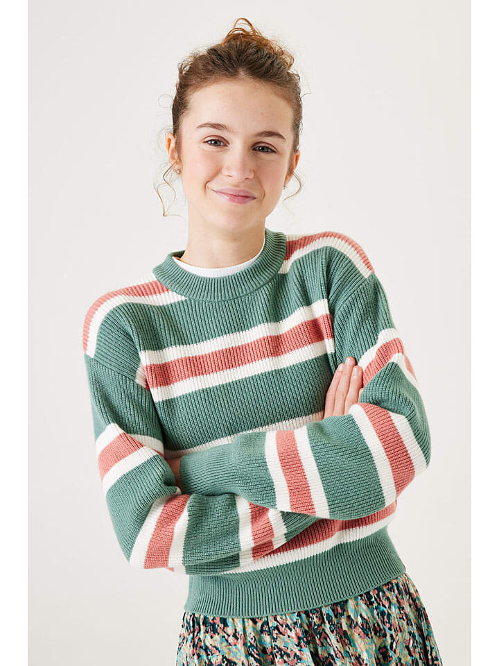 

Пуловер Garcia Pullover, цвет Grün/Bunt