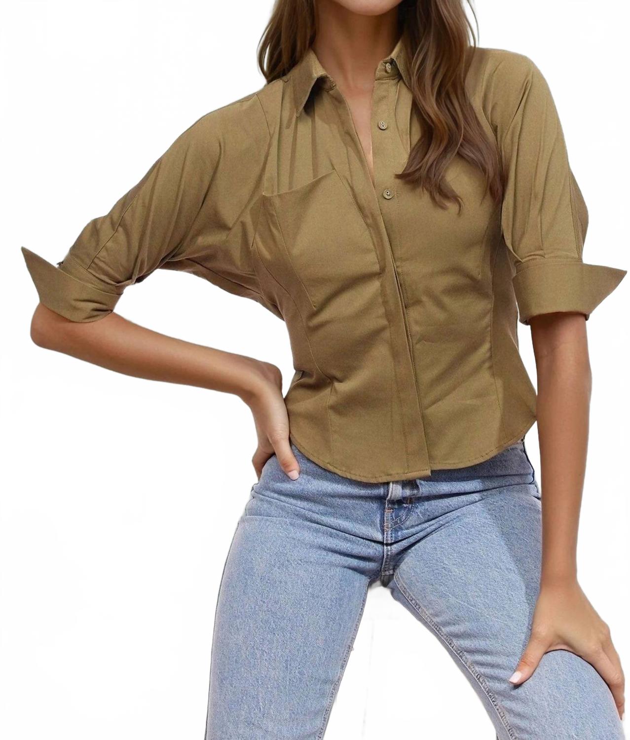 

Сорочка Sibella в светло-зеленом EVA FRANCO