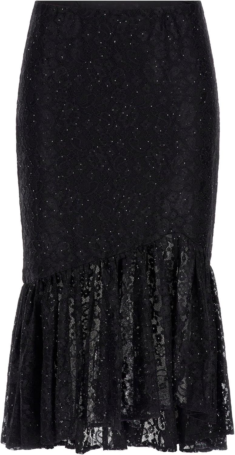 

GUESS Женская юбка Dominique Lace, Jet Black