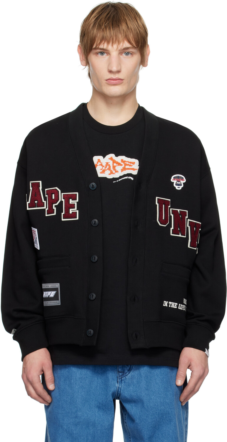 

Кардиган на пуговицах с несколькими логотипами AAPE by A Bathing Ape
