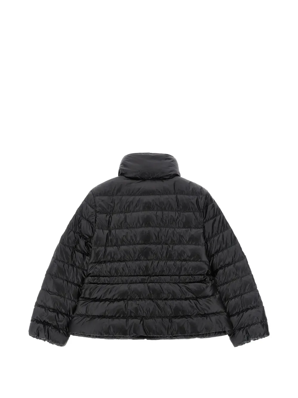 Стеганая утепленная куртка Moncler Enfant, черный — фото 2