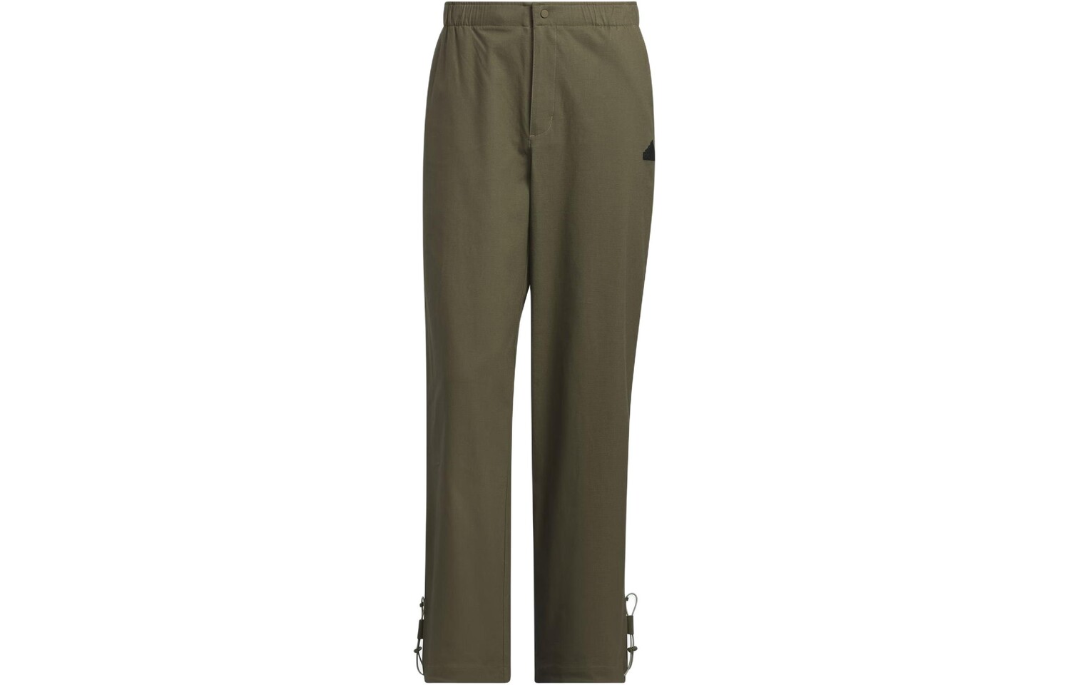 

Adidas Мужские трикотажные спортивные штаны, Оливковый Strata S23/Черный
